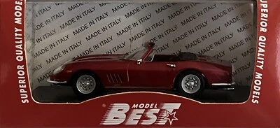 Best 1/43 9340 Ferrari 275 GTB Spyder Steve McQueen Personnal Car Red Rouge — 第 1/4 张图片