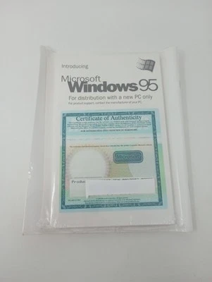 Microsoft Windows 95 Sealed Distribution Copy w/Compaq Presario 4500 Setup Guide - Image 1 of 4