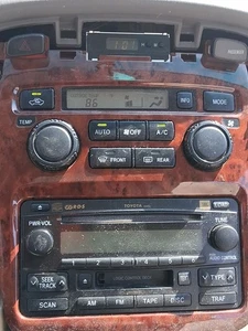 04-07 CALENTADOR DIGITAL TOYOTA HIGHLANDER CLIMATIZADOR AC MADERA Probado - Imagen 1 de 2