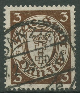 Danzig 1927 Freimarke Staatswappen 216 x gestempelt - Bild 1 von 1
