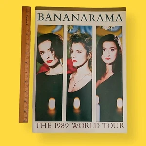 Bananarama 1989 World Tour Program Book Vintage Pop Memorabilia Great! - Picture 1 of 10