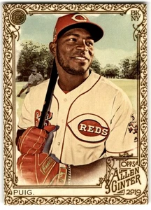 Yasiel Puig 2019 Topps Allen & Ginter Gold Hot Box #256 Cincinnati Reds - Picture 1 of 2