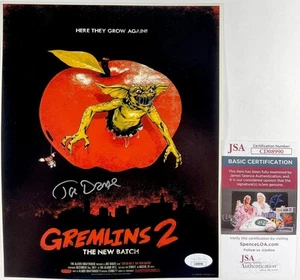 Joe Dante signiert Gremlins 2 8x10 Mini Film Poster Foto D Autogramm JSA COA - Bild 1 von 1
