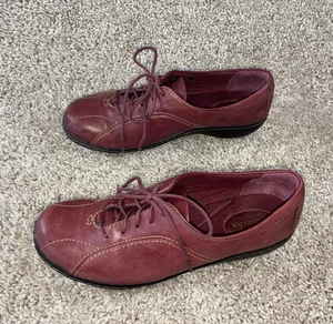 Clark’s Bendables Women’s Shoes Oxford Red Size 8.5 - Picture 1 of 6