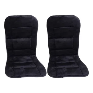 2x Car Front Seat Cover Protector Plush Warmth Winter Chair Cushion Universal we - Picture 1 of 7