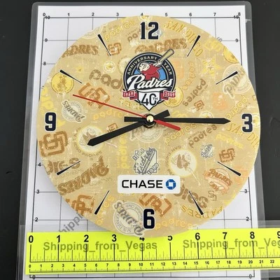 San Diego Padres Chase Wall Clock Promo 40th Anniversary  - Baseball  - Image 1 of 4