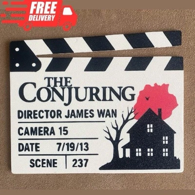 The Conjuring Movie Clapper Board Prop Horror Film Display 22cm 3D Printed