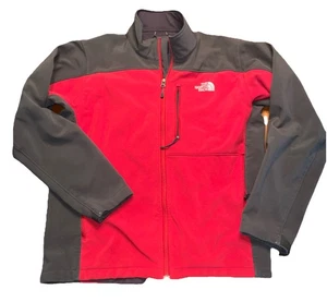 Chaqueta THE NORTH FACE Apex Bionic L Gris Rojo Para Hombre Cremallera Completa Softshell - Imagen 1 de 6