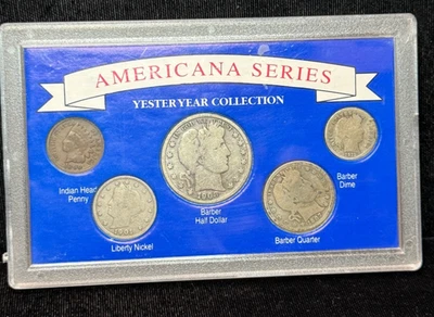 5 Coin set - Americana Series Yesteryear Collection Silver Coin -1 - Image 1 of 2