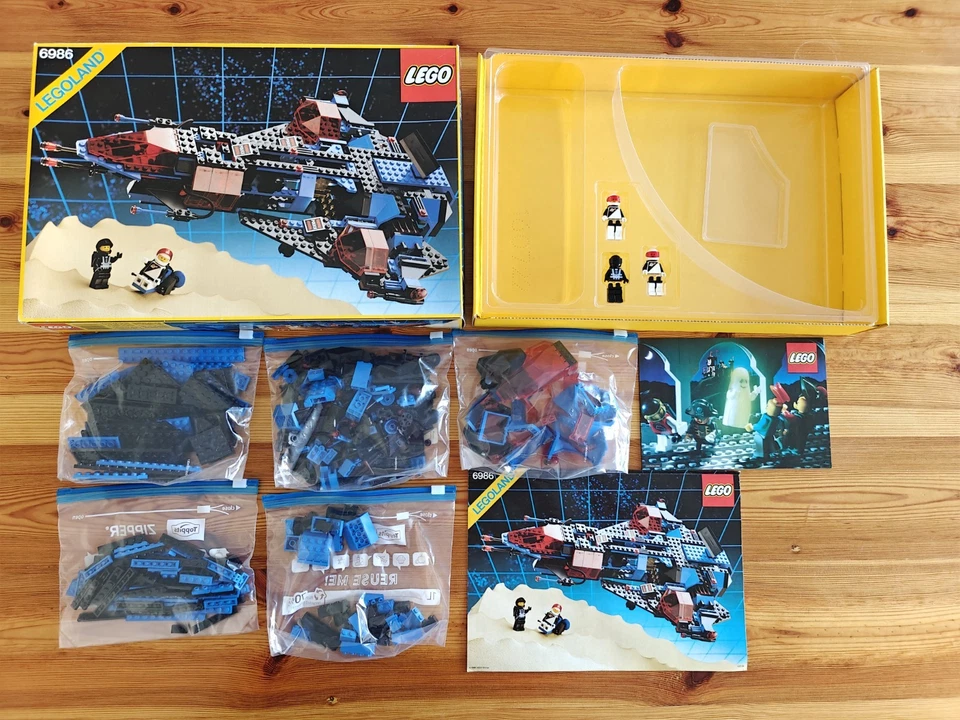 Lego Legoland 6986 Space Police Mission Commander Anleitung Plastik - Inlay OVP  - Bild 1 von 4