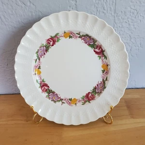 One Vintage Copeland Spode "Rose Briar" Luncheon Plate 10 1/4" England 1930's - Picture 1 of 3