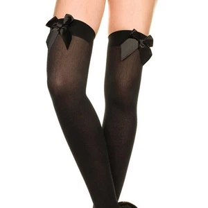 Atmungsaktive Damensocken mit hohem Schlauch Nylonmischung mit Schmetterlingskno - Picture 1 of 14