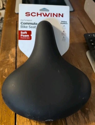 Schwinn Pathway Commute Bike Seat Soft Foam Padding - Image 1 of 4