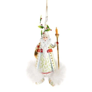 Dash Away Candlelight Santa Ornament by Patience Brewster - Picture 1 of 5