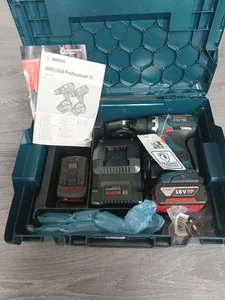 BOSCH Professional 18V Akku-Bohrschrauber GSR 18V-60 2x 4,0Ah Akku + L-Boxx NEU - Bild 1 von 3