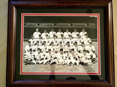1950 Detroit Tigers Team-Signed by 30 Original Framed Photo - Image 1 of 4