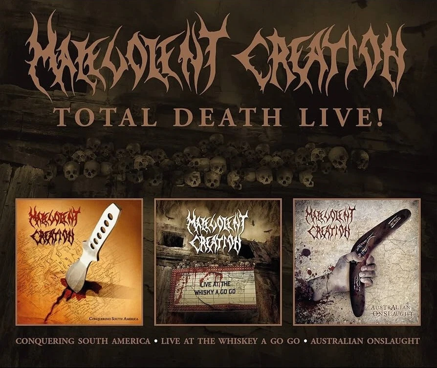 MALEVOLENT CREATION - Total Death Live!  (3-CD)  BOXSET - Bild 1 von 1