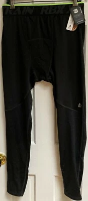 NWT RBX MEN COMPRESSION TRAINING TIGHTS BASE LAYER BLACK PANTS CRM7012 X/LGE $58 - Image 1 of 2
