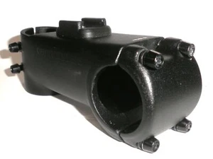 BLACK SI 90mm THREADLESS ALUMINUM MOUNTAIN BICYCLE STEM BIKE PARTS 54-5 - Picture 1 of 5