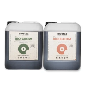 BioBizz Bio-Grow & Bio-Bloom – je 5 Liter / 100 % organisch / Wachstum & Blüte - Bild 1 von 3