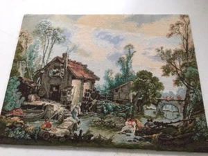 Original Wiehler Gobelin nach Francois Boucher "Wassermühle" - Bild 1 von 3