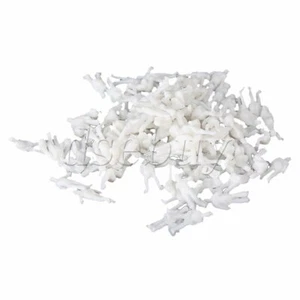400PCS White Plastic 1:200 Scale Model Train People Figure Passengers - Picture 1 of 6