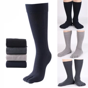 Calcetines de cinco dedos Calcetines de tubo largo Medias Calcetines de punta Calcetines de media pantorrilla Moda Sólidos - Imagen 1 de 23
