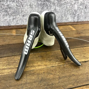 SRAM Rival Shift Lever Set Carbon 10s Doubletap White Hoods Drop Brifter Double - Picture 1 of 11