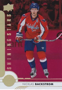 17/18 UD..NICKLAS BACKSTROM..SHINING STARS..RED..# SSC-7..CAPITALS.COMBINED SHIP - Bild 1 von 1