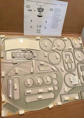 Nissan Quest Fit 2004 2005 2006 nuevo juego de molduras de tablero de aluminio cepillado Foto 1 de 4