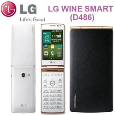 Unlocked LG Wine Smart D486 4G LTE 4GB ROM 3.5" Android Flip Keyboard Smartphone - Image 1 of 4