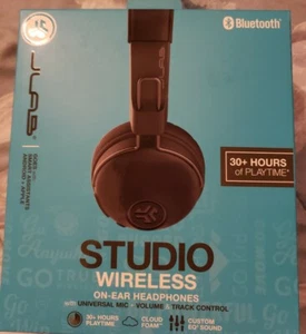 JLab Audio Studio NEU Bluetooth Wireless On Ear Kopfhörer - schwarz versiegelt - Bild 1 von 6