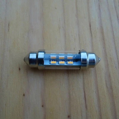 Bombilla LED 6V feeston 10 x 39 mm 3000K blanco calido EXTRA  - Imagen 1 de 4