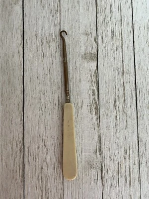 Antique Primitive Metal Shoe Button Hook - Image 1 of 4