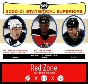 2001-02 Upper Deck Vintage - #266 Barnaby/Worrell/Grimson NM Set Break. - Picture 1 of 2