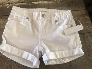 GIRLS SHORTS WHITE SUMMER  JOE'S JOES NWT  Pink JEAN GIFT SZ 5  Skirt Set Biker - Picture 1 of 8