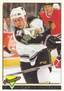 1993-94 Topps Premier Hockey Gold #429 Chris Tancill Stars