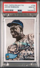 2020 Topps Jackie Robinson Project 70 Lauren Taylor #798 Dodgers, PSA 10 GEM MT