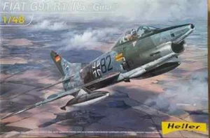 Fiat G.91R1/R3 " Gina " 1/48 scale Heller 80433 new ( rare kit ) - Foto 1 di 2