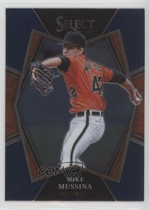 2022 Panini Select Premier Level Retail Blue Prizm Mike Mussina #189 HOF