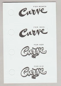 Carte publicitaire - advertising card - Curve de Liz Claiborne - Picture 1 of 1