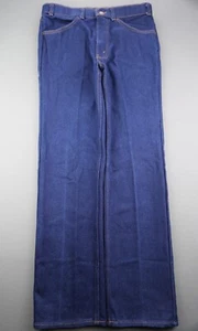 Pantalones de mezclilla vintage Levi's Skosh más rectos elásticos hechos en EE. UU. lavado medio talla 34x30 - Imagen 1 de 9