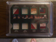22-23 Leaf in the Game Hockey The Sixteen Relic Emerald 1/3 Bossy, Trottier...