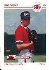 1991 Line Drive AAA #319 Jim Poole