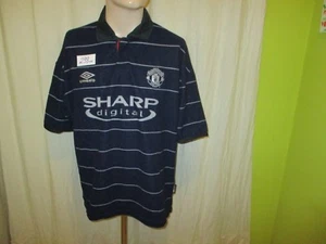 Manchester United original umbro away jersey 1999/00 "SHARP digital" size L - Picture 1 of 9