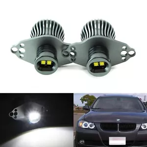 20W CREE LED BMW Angel Eyes Ring Marker Bulbs For 2006-2012 E90 E91 3 Series - Picture 1 of 10