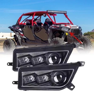 ATV LED Projector Headlights DRL Turn For XP900 RZR 1000 Polaris RZR XP 4 Turbo - Picture 1 of 13