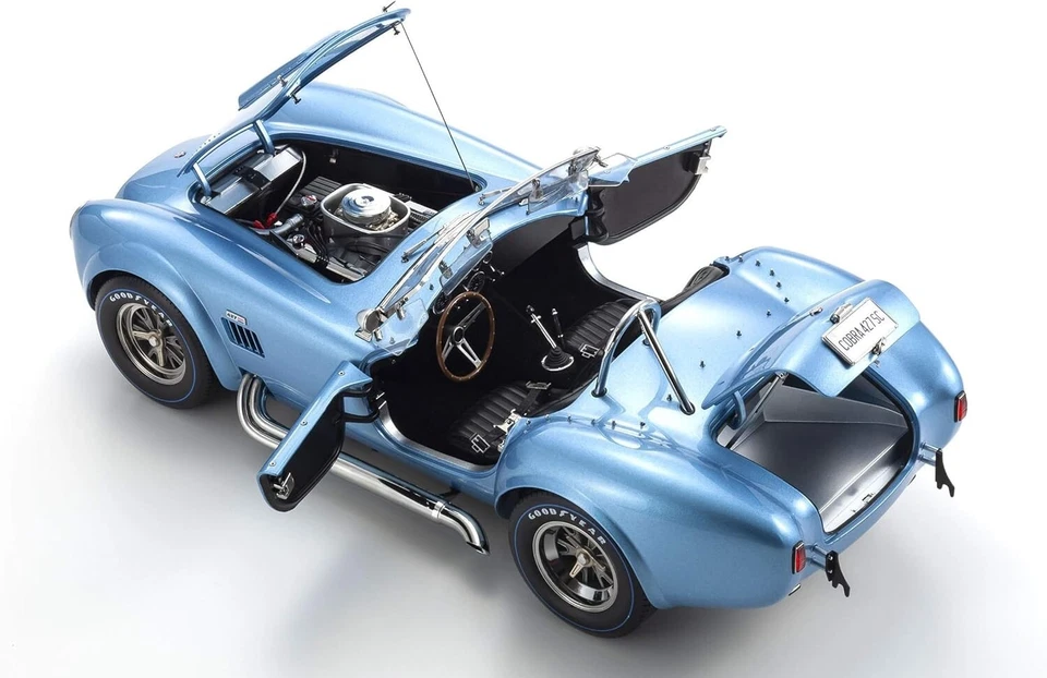 Kyosho Shelby Cobra 427 S/C 1:12 Diecast Car - Viking Blue Metallic