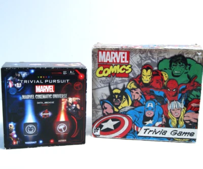 Marvel Comics Trivia Game Lot: Trivial Pursuit Marvel Cinematic Universe + READ - Image 1 of 4