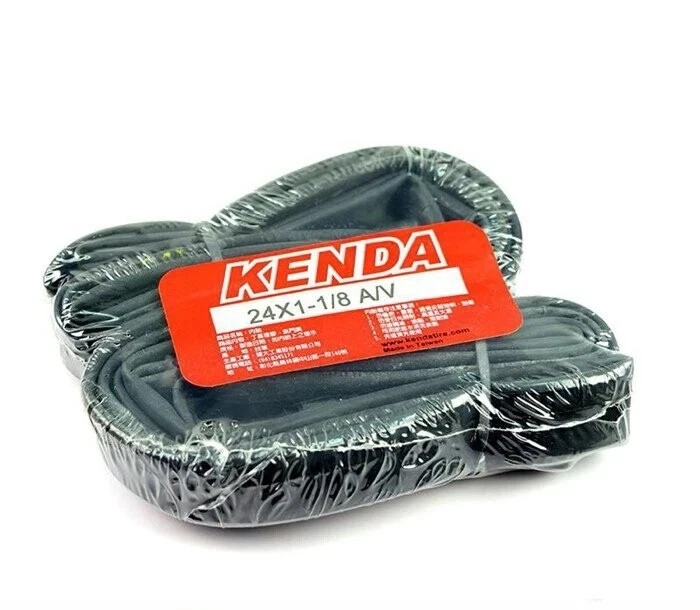 KENDA 24x1-1/8 A/V  Schrader/American Valve Mini Kids Bike 451 Inner Tube-2 pcs - Image 1 of 1